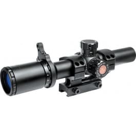 TruGlo TG8516TL TruBrite 1-6x 24mm Obj <em>Wide</em> FOV 30mm Tube Dia Black Matte Illuminated Duplex