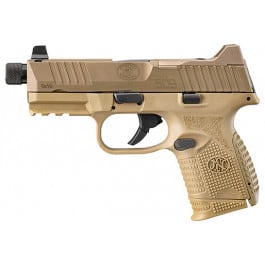 FN 509 Compact Tactical Semi-Auto Pistol 4.3" Barrel 9mm - Includes (1) 24rd & 12rd Mags - Night Sights & Threaded Barrel - 66100780 