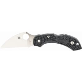 <em>Spyderco</em> C28FPWCBK2 <em>DRAGONFLY2</em> LGWT Black Wharncliffe