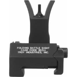 Troy Industries Troy Ind SSIGFBSFMBT00 BattleSight Front Sight Folding Black Black Hardcoat Anodized for M4, M16