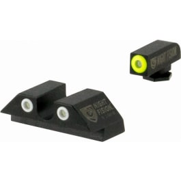 Night Fision Night Fision GLK-001-07-YWX NS For Glock 17/19 U-notch Rear
