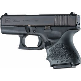 Hogue Hogue 18600 HandAll Beavertail Grip Sleeve Textured Black Rubber for Glock 26, 27