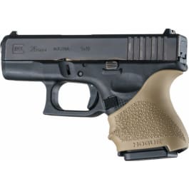 Hogue Hogue 18603 HandAll Beavertail Grip Sleeve Textured Flat Dark Earth Rubber for Glock 26, 27