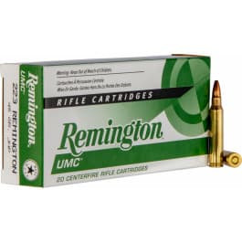 Remington Remington Ammunition L223R7 UMC .223 Remington 45 GR Jacketed Hollow Point - 20rd Box