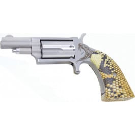 North American Arms 22MGBGSG <em>Mini</em> Antivenom 1 5/8 Snakeskin Boot GR Single Action Revolver - 5 Round Cylinder 