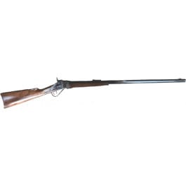 Cimarron 1874 Sharps Deluxe AS160 Rifle, 45-70 Gov’t, 32" Octagon Barrel, Falling Block, Double Set Triggers, Case Hardened/Blue
