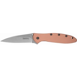 <em>Kershaw</em> <em>Leek</em> Folding Knife 3" Blade Copper