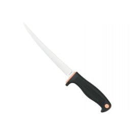 <em>Kershaw</em> 1257X Clearwater  <em>7</em>" Fixed Fillet Plain Satin 420J2 SS Blade Black Co-polymer Handle Includes Sheath