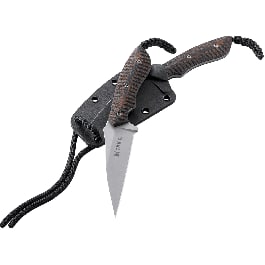 CRKT 2388 S.P.E.W.  3" Fixed Wharncliffe Plain Bead Blasted Black/Brown Blade/G10 Black/Brown G10 Handle Includes Sheath