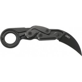 CRKT 4042 Provoke First Responder 2.41" Folding Plain Black TiN D2 Steel Blade/Black Aluminum Handle Includes Sheath