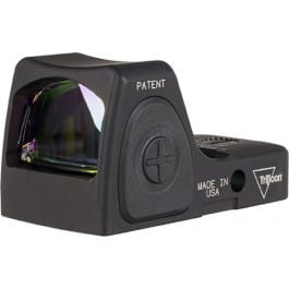 <em>Trijicon</em> 3100002 RMRcc  Matte Black 1x 6.5 MOA Illuminated Red LED Dot Reticle