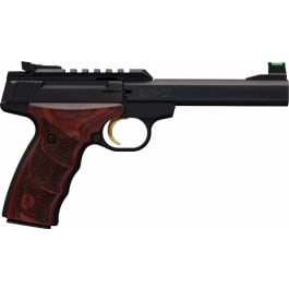 Browning Buck Mark Plus UDX Single 22LR Pistol, <em>5</em>.<em>5in</em> Barrel 10+<em>1</em> Rosewood Ultragrip DX Grip Blued - 051533490 