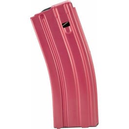 AR-15 30 Rd Mag, .223 / 5.56 Caliber Red Aluminum, By C-Products Defense Systems