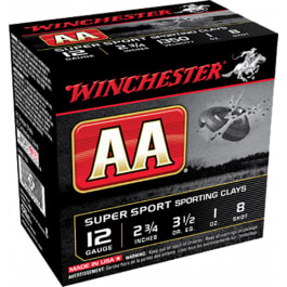 Winchester Winchester Ammo AASCL128 AA Target Loads 12GA 2.75" 1oz #8 Shot - 250SH Case