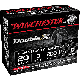Winchester Winchester Ammo STH2035 Double X Turkey 20GA 3" 1-5/16oz #5 Shot - 10sh Box