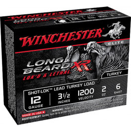Winchester Winchester Ammo STLB12L6 Long Beard XR Shot-Lok Turkey 12GA 3.5" 2oz #6 Shot - 10sh Box