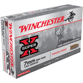 Winchester Winchester Ammo X7MMR1 Super-X 7mm Remington Magnum 150 GR Power-Point - 20rd Box