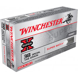 Winchester Winchester Ammo X38SMRP Super-X 38 Special 148 GR Lead Wadcutter - 50rd Box