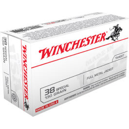 Winchester Winchester Ammo Q4171 Best Value 38 Special 130 GR Full Metal Jacket - 50rd Box