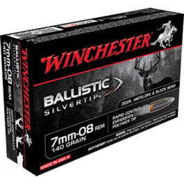Winchester Winchester Ammo SBST708 Supreme 7mm-08 Remington 140 GR Ballistic Silvertip - 20rd Box