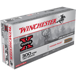 Winchester Winchester Ammo X300WSM Super-X 300 Winchester Short Magnum 180 GR Power-Point - 20rd Box