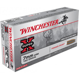 Winchester Winchester Ammo X7MMWSM Super-X 7mm Winchester Short Magnum 150 GR Power-Point - 20rd Box