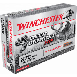 Winchester Winchester Ammo X270DS Deer Season XP 270 Winchester 130 GR Extreme Point - 20rd Box