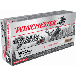 Winchester Winchester Ammo X300BLKDS Deer Season XP 300 AAC Blackout/Whisper (7.62X35mm) 150 GR Extreme Point - 20rd Box