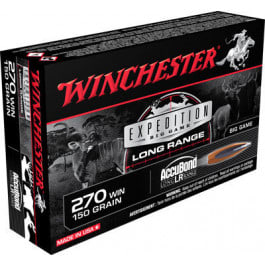 Winchester Winchester Ammo S270LR Expedition 270 Winchester 150 GR AccuBond - 20rd Box