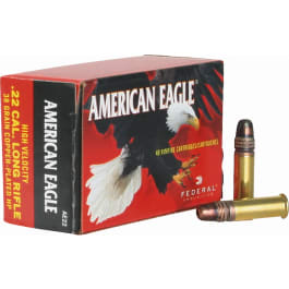 Federal AE22 Standard 22 LR Copper Plated Hollow Point 38 GR - 40rd Box
