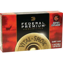 Federal F203SS2 Power-Shok 20GA 2.75" 7/8oz Sabot Slug Shot - 5sh Box