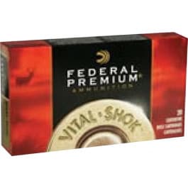 Federal Federal Premium Trophy Bonded Tip 270 Win 140gr 20rd Nickel-Plated Brass Case P270TT3