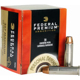 Federal Federal P357HS1 Premium 357 Rem Magnum Hydra-Shok Jacketed Hollow Point 158 GR - 20rd Box
