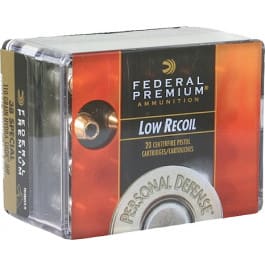 Federal Federal PD38HS3H Premium Personal Defense 38 Special 110 GR Hydra-Shok Jacketed Hollow Point - 20rd Box