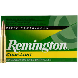 <em>Remington</em> Ammo R25063 Standard 25-06 Rem Core-Lokt Pointed Soft Point 120 GR - 20rd Box