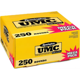 <em>Remington</em> Ammunition L40SW4A UMC 40 Smith & Wesson (<em>S</em>&W) 165 GR <em>Metal</em> Case (FMJ) - 250rd Box
