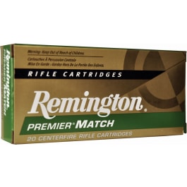 Remington Remington Ammunition RM300AAC6 Premier Match 300 AAC Blackout/Whisper (7.62x35mm) 125 GR Open Tip Match - 20rd Box