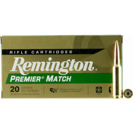Remington Ammunition RM65CR Premier 6.5 Creedmoor <em>140 GR</em> Open Tip <em>Match</em> Boat Tail - 20rd Box