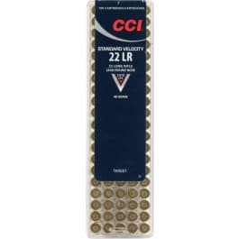 CCI 0032 Competition/Target and Plinking Standard Velocity 22 Long Rifle (LR) Lead Round Nose 40 GR - 100rd Box