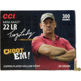 CCI 962 Mini-Mag Swamp People 22 Long Rifle (LR) 36 GR Copper-Plated Hollow Point - 300rd Box