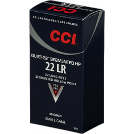 CCI CCI 970 Quiet-22 22 LR 40 gr Segmented Hollow Point - 50rd Box