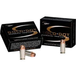 CCI Speer 23611 Gold Dot 9mm+P GDHP-SB124 GR - 20rd Box
