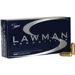 CCI Speer Ammo 53608 Lawman 380 ACP 95 GR Total Metal Jacket - 50rd Box