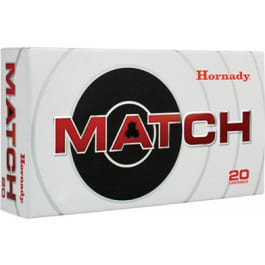 Hornady Hornady 8105 Match 308 Win 178 gr Hollow Point Boat Tail (HPBT) Match - 20rd Box