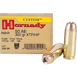 Hornady Hornady 9245 Custom 50 Action Express (AE) 300 GR XTP Hollow Point - 20rd Box