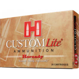 Hornady Hornady 80572 Custom Lite 7mm-08 Remington 120 GR SST - 20rd Box