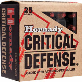 Hornady 90310 Critical Defense 38 Special 110 GR Flex Tip Expanding - 25rd Box