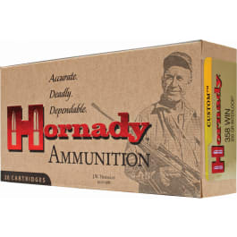 Hornady Hornady 91318 Custom 358 Winchester 200 GR Soft Point - 20rd Box