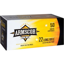 Armscor 50015PH 22 Long Rifle (LR) 36 GR Hollow Point - 50rd Box