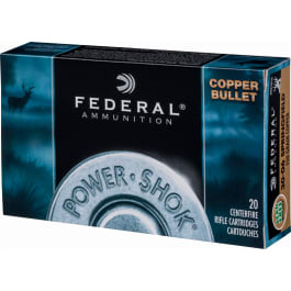 Federal 270130LFA Power-Shok 270 Winchester 130 GR Copper - 20rd Box